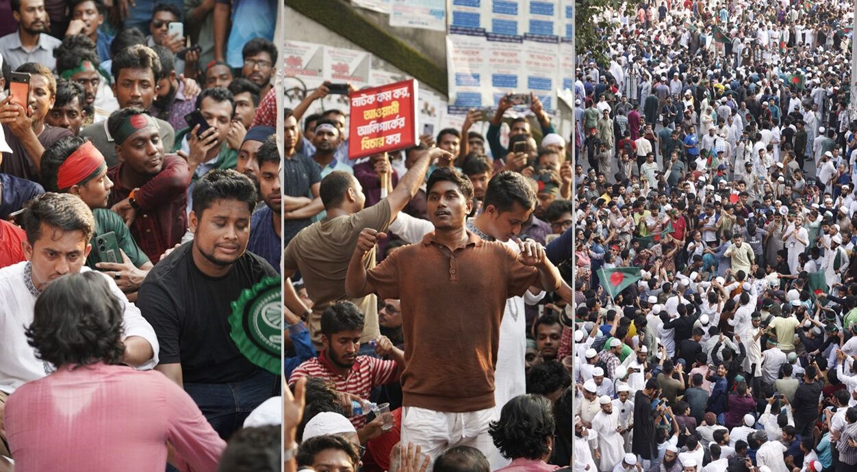 উত্তাল শাহবাগ, যেন ফিরে এসেছে ‘জুলাই’