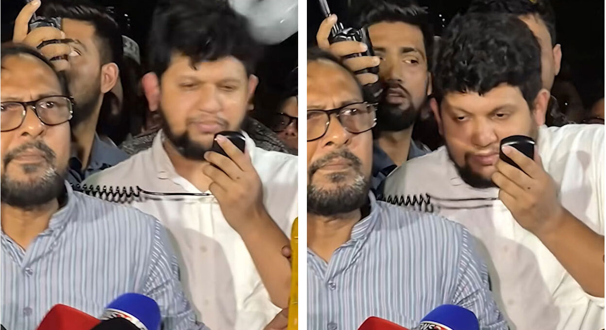 মাহফুজ আলমকে পানির বোতল নিক্ষেপের ঘটনায় একজনকে জিজ্ঞাসাবাদ