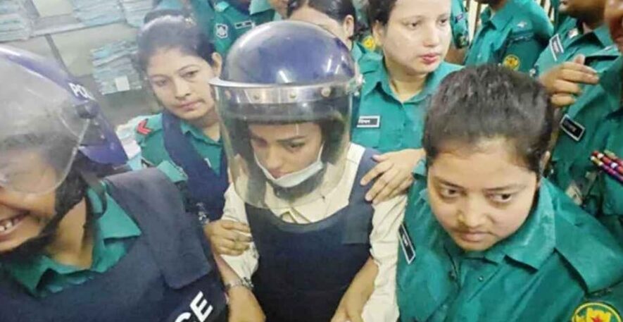কাঠগড়ায় কান্নায় ভেঙে পড়েন নুসরাত ফারিয়া