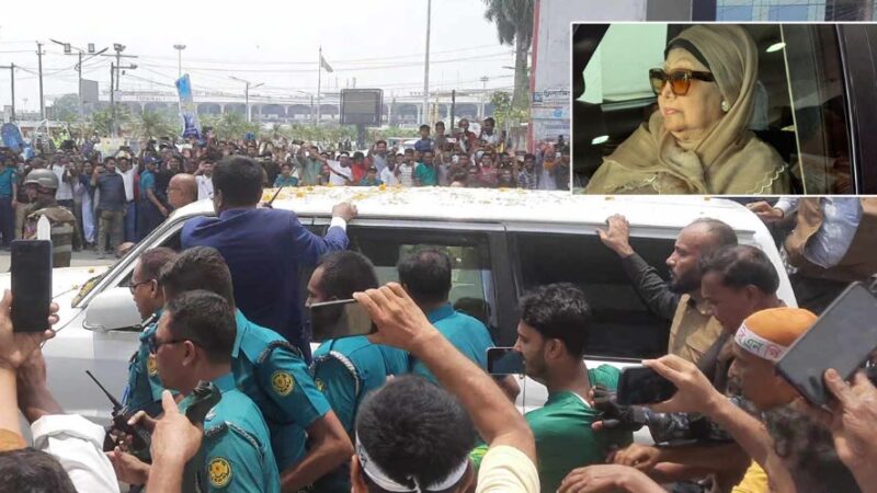 দেশে ফিরলেন খালেদা জিয়া, নেতাকর্মীদের উল্লাস