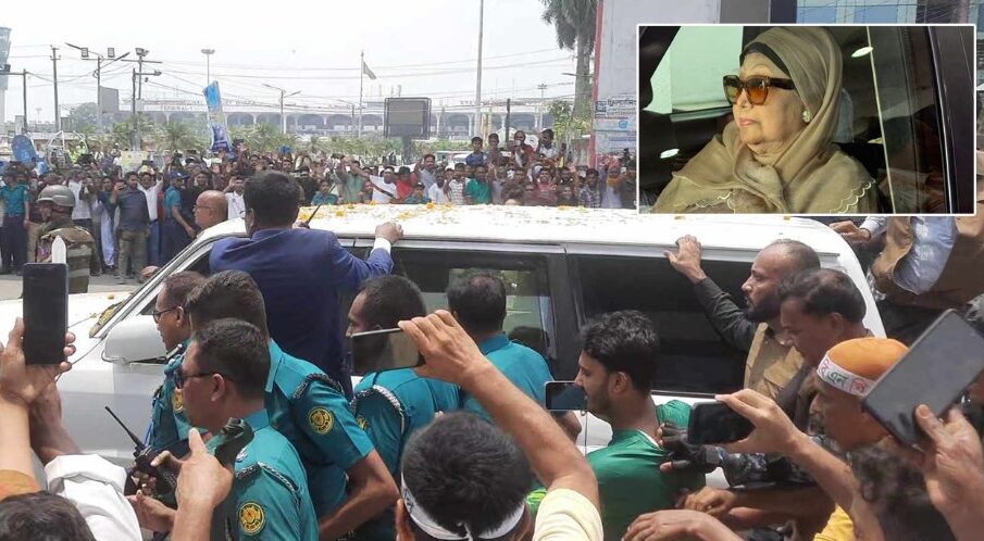 দেশে ফিরলেন খালেদা জিয়া, নেতাকর্মীদের উল্লাস