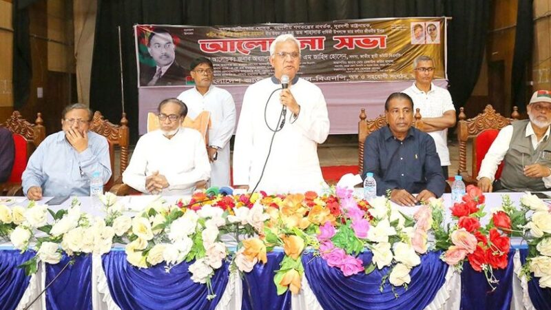 আগামী ডিসেম্বরের মধ্যে নির্বাচন হতে হবে ডা.জাহিদ