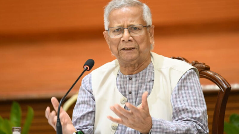 জুলাই সনদ করব, এটাই আমাদের লক্ষ্য : প্রধান উপদেষ্টা