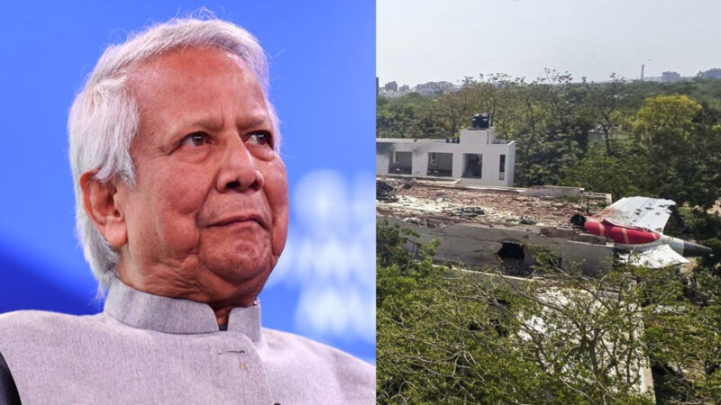 ভারতে বিমান দুর্ঘটনায় প্রধান উপদেষ্টার শোক, পাশে থাকার আশ্বাস