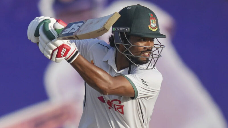 ইতিহাসের পাতায় শান্ত, প্রথম বাংলাদেশি হিসেবে গড়লেন বিরল রেকর্ড