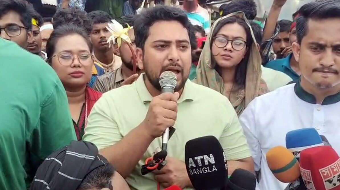 ইনসাফ ও মর্যাদার বাংলাদেশের জন্য লড়াই করছে এনসিপি : নাহিদ ইসলাম