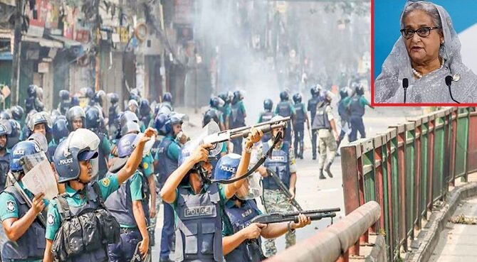 নির্বিচারে গুলি চালানোর নির্দেশ দেন হাসিনা, সত্যতা নিশ্চিত করল বিবিসি