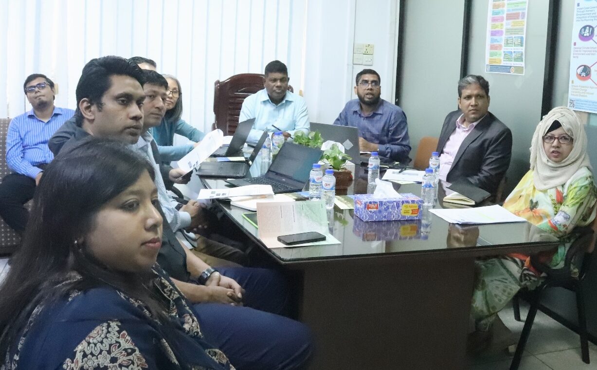 এলজিইডি’র ক্রিম প্রকল্প ও ক্রিলিক এর জিসিএফ মূল্যায়ন মিশন সম্পন্ন