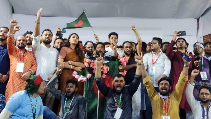 নতুন সংবিধানের জন্য আমরা রাজপথে নেমেছি : নাহিদ ইসলাম