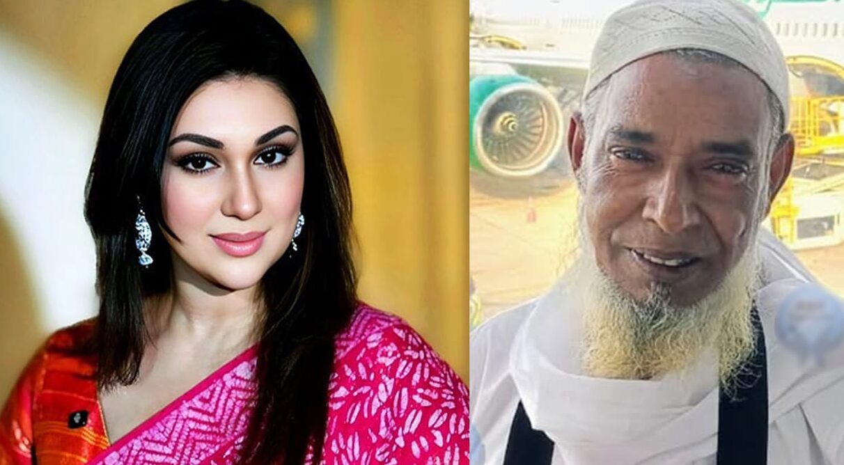 অপু বিশ্বাসের সহায়তায় ওমরাহ করতে গেলেন সেই গরু ব্যবসায়ী