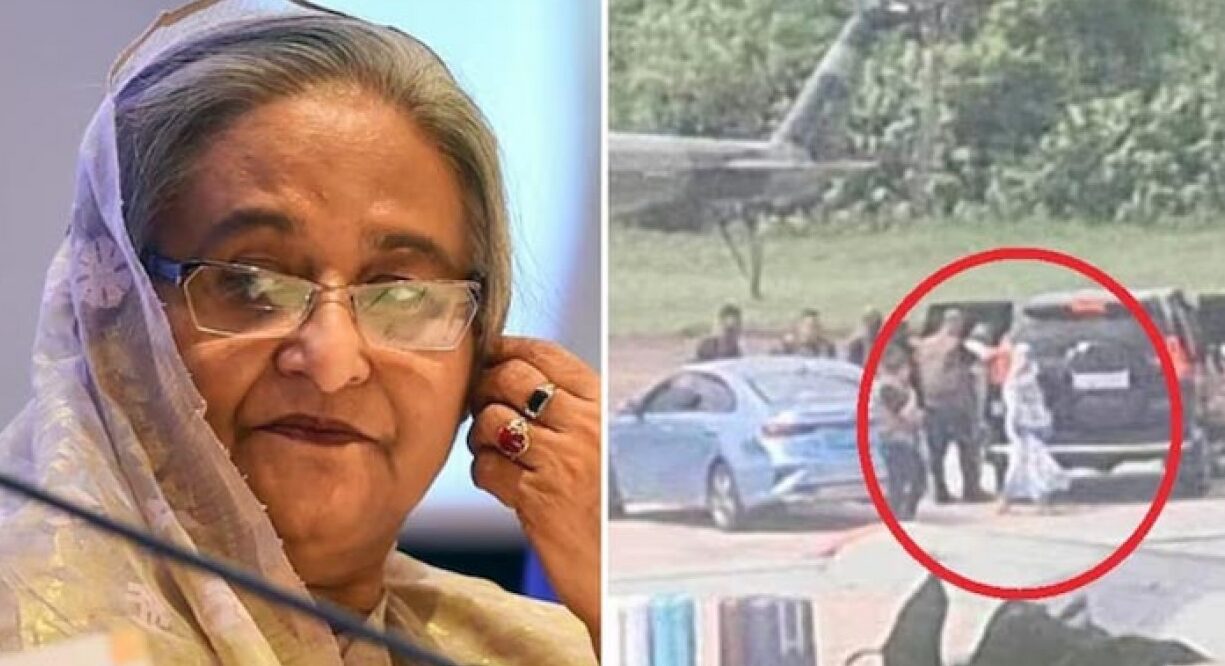 অভ্যুত্থানের মুখে পালিয়ে গেলেন শেখ হাসিনা