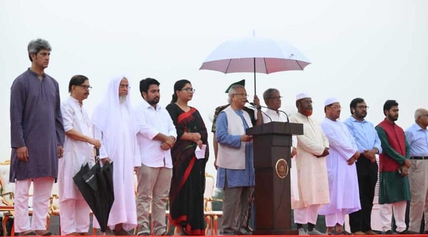 জুলাই ঘোষণাপত্র পাঠ করলেন প্রধান উপদেষ্টা, শহীদদের ‘জাতীয় বীর’ ঘোষণা