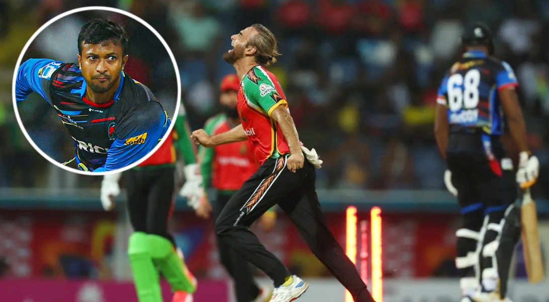 ফের ব্যর্থ সাকিব, তাহিরের ফাইফারে উড়ে গেল অ্যান্টিগা
