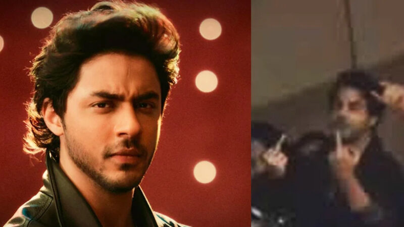‘অশালীন অঙ্গভঙ্গি’ করে ফের বিতর্কে শাহরুখপুত্র