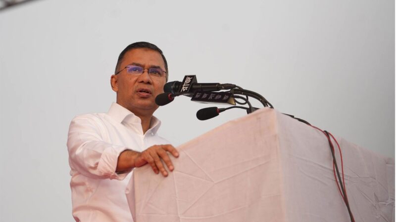ঢাকা-১৭ আসনে তারেক রহমানের মনোনয়নপত্র জমা