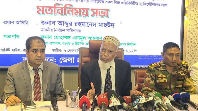 এবার কোনো ইলেকশন ইঞ্জিনিয়ারিং হবে না : ইসি মাছউদ