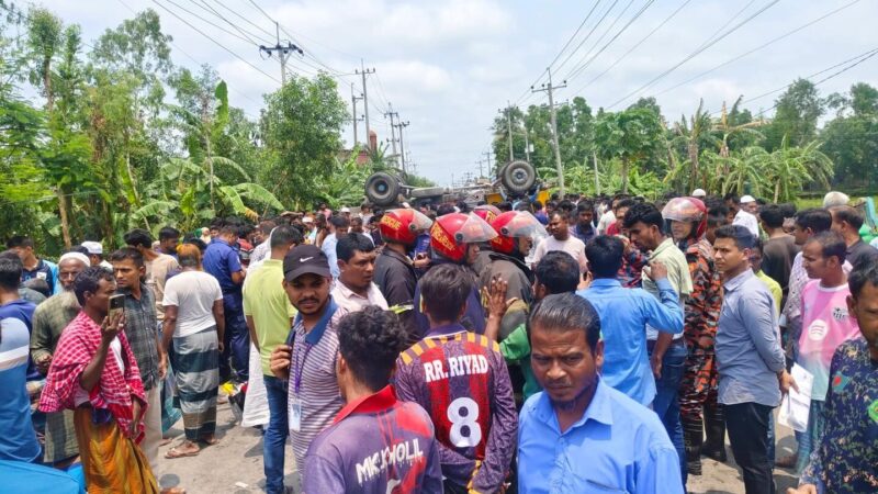 ময়মনসিংহে ট্রাক–অটোরিকশা মুখোমুখি সংঘর্ষে ৪ জন নিহত