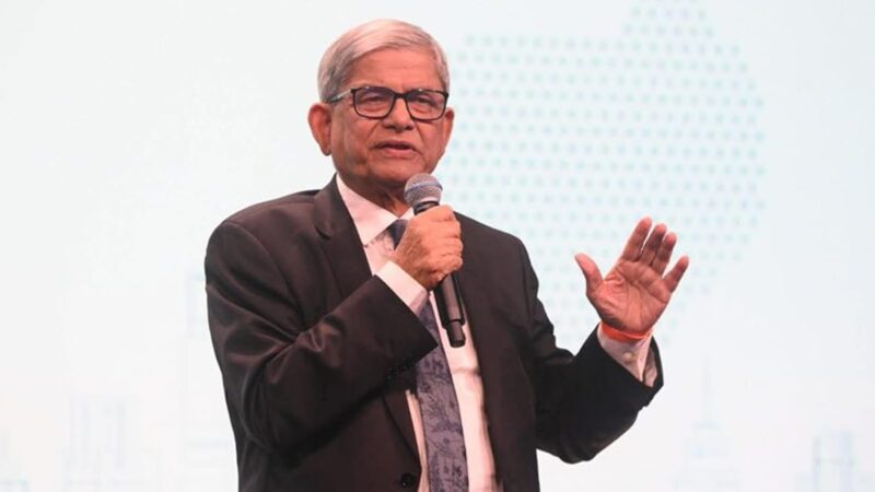 জনতার সরকারকে অস্থিতিশীল করার ষড়যন্ত্র মেনে নেওয়া হবে না: মির্জা ফখরুল