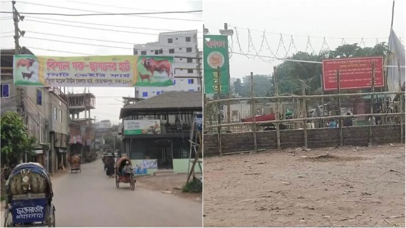 বৈধ হাটের পাশে রাজধানীতে অবৈধ হাটের ছড়াছড়ি