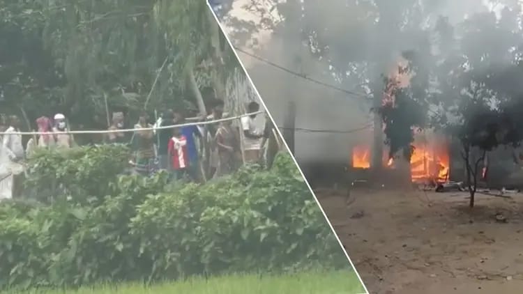 টাঙ্গাইলে ১৪৪ ধারা উপেক্ষা করে হামলা-ভাঙচুর, ঘরবাড়িতে আগুন