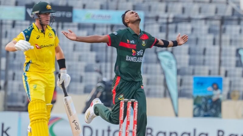 শরিফুলের দুর্দান্ত বোলিংয়ের পর হারল বাংলাদেশ