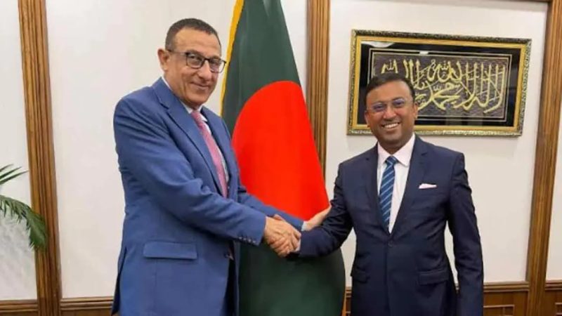 পররাষ্ট্র উপদেষ্টার সঙ্গে ফিলিস্তিনের রাষ্ট্রদূতের সাক্ষাৎ
