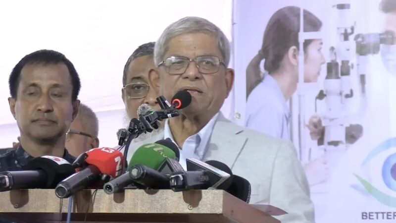 ক্ষমতায় আসছেন ভেবে দম্ভ নয়, মানুষের সেবা করুন: মির্জা ফখরুল