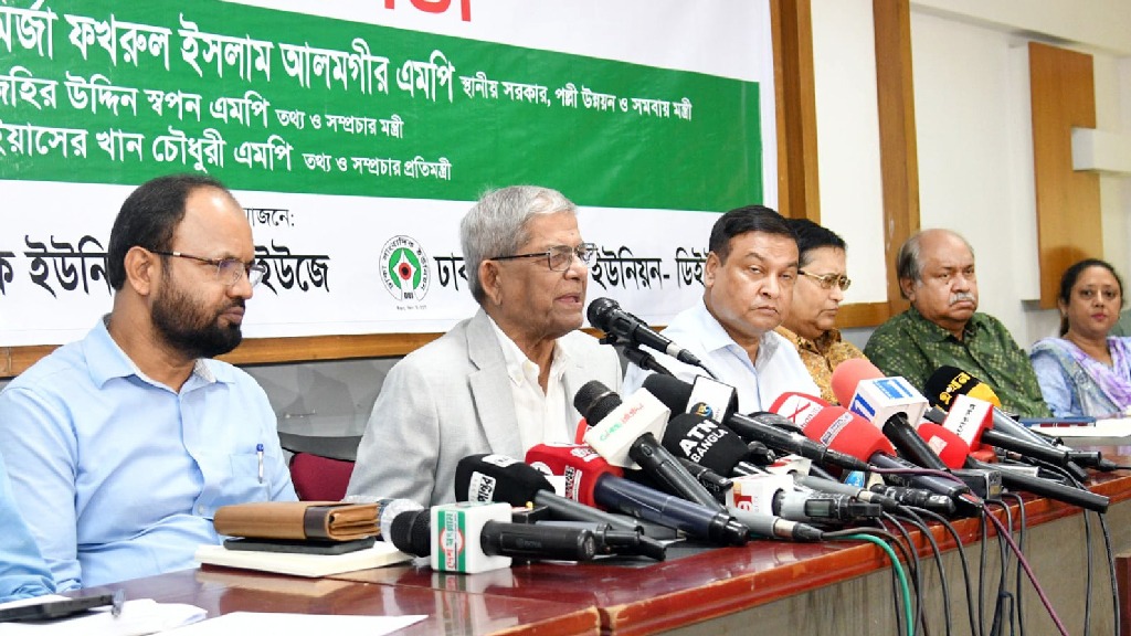 বিরোধী দলকে সঙ্গে নিয়ে রাজনৈতিক সংকটের সমাধান: মির্জা ফখরুল