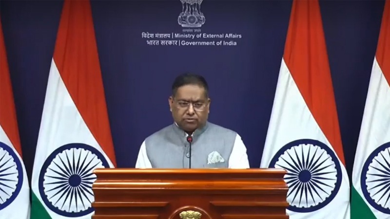 দিল্লিতে প্রেস কনফারেন্সে শেখ হাসিনার দেয়া বক্তব্যে সমর্থন নেই ভারতের: রণধীর জয়সওয়াল