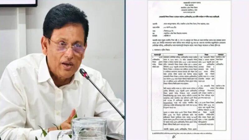 শিক্ষক নিয়োগ নিয়ে মন্ত্রীর দাবি বনাম মন্ত্রণালয়ের নথি
