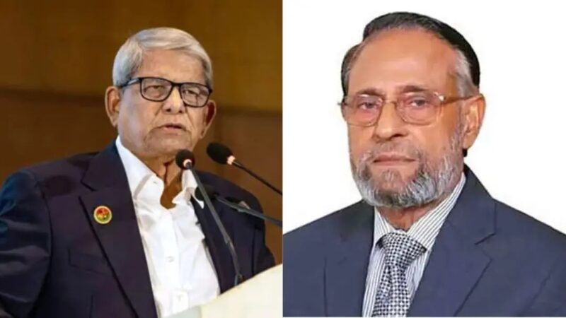 নবনির্বাচিত রাষ্ট্রপতিকে অলি আহমেদের অভিনন্দন