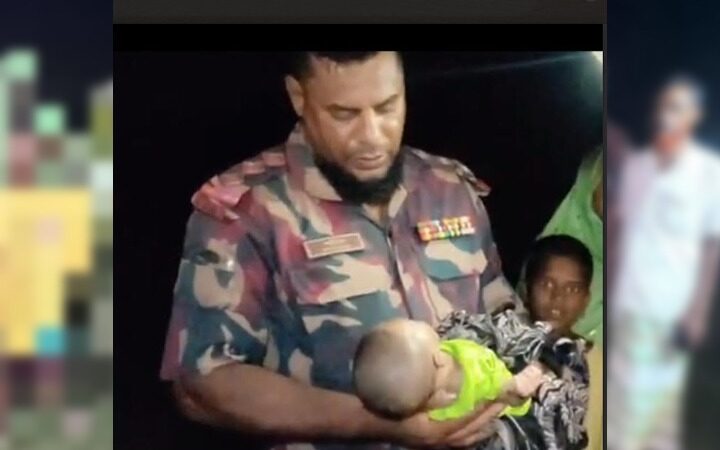 পদ্মায় নৌকাডুবি: ২০ দিনের শিশুকে উদ্ধার করে প্রশংসায় ভাসছে বিএসএফ