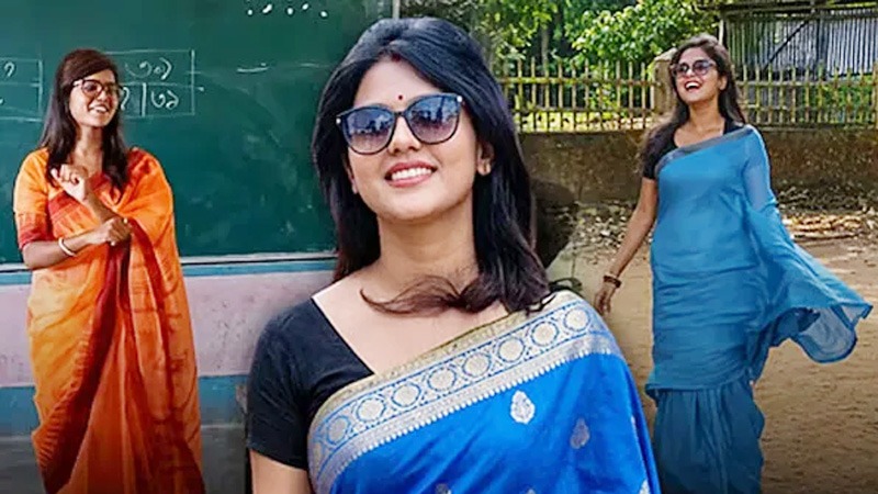 শ্রাবণের মেঘগুলো’ গানে ভিডিও করে ভাইরাল, এবার জেলার শ্রেষ্ঠ শিক্ষক বিউটি রাণী