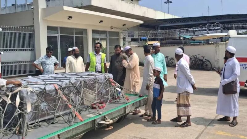 সৌদি আরবে সড়ক দুর্ঘটনায় নিহত সিলেটের দুই প্রবাসীর মরদেহ দেশে