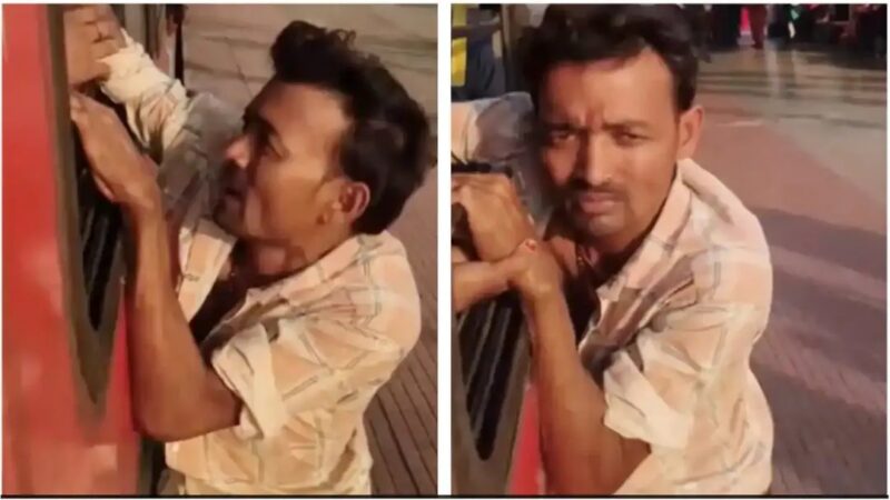 মোবাইল চুরির চেষ্টা, চলন্ত ট্রেনের জানালায় ঝুলে রইলেন সন্দেহভাজন চোর