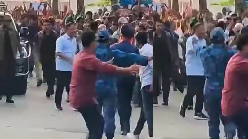 প্রটোকল ভেঙে মানুষের সঙ্গে মিশে গেলেন প্রধানমন্ত্রী