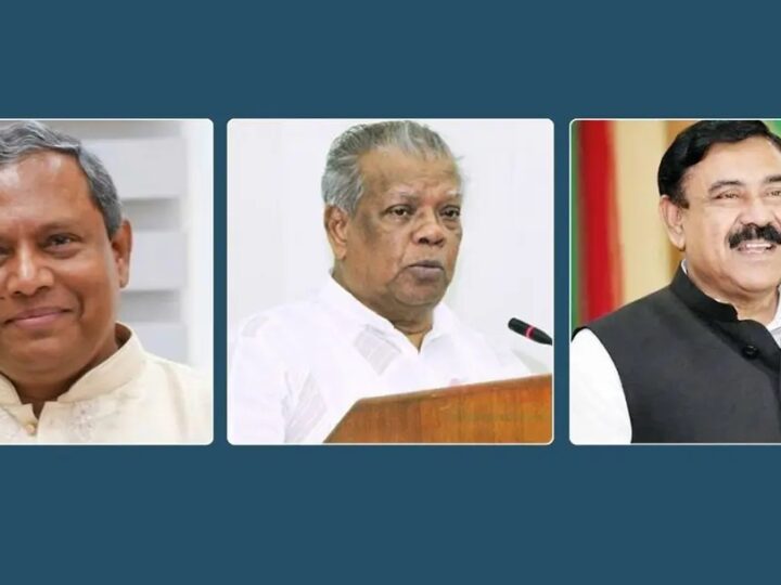 মানবতাবিরোধী অপরাধের মামলা: প্রথমবার বিচারের মুখোমুখি মির্জা আজম, আমু ও শাজাহান খান